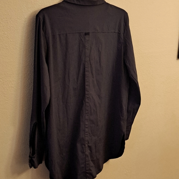 Lysse long sleeve women's shirt.  Dark gray.  M - Picture 7 of 7